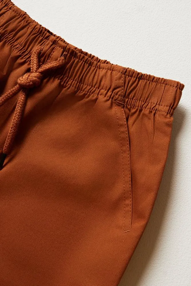 2 Pack Birds Shorts Black & Brown