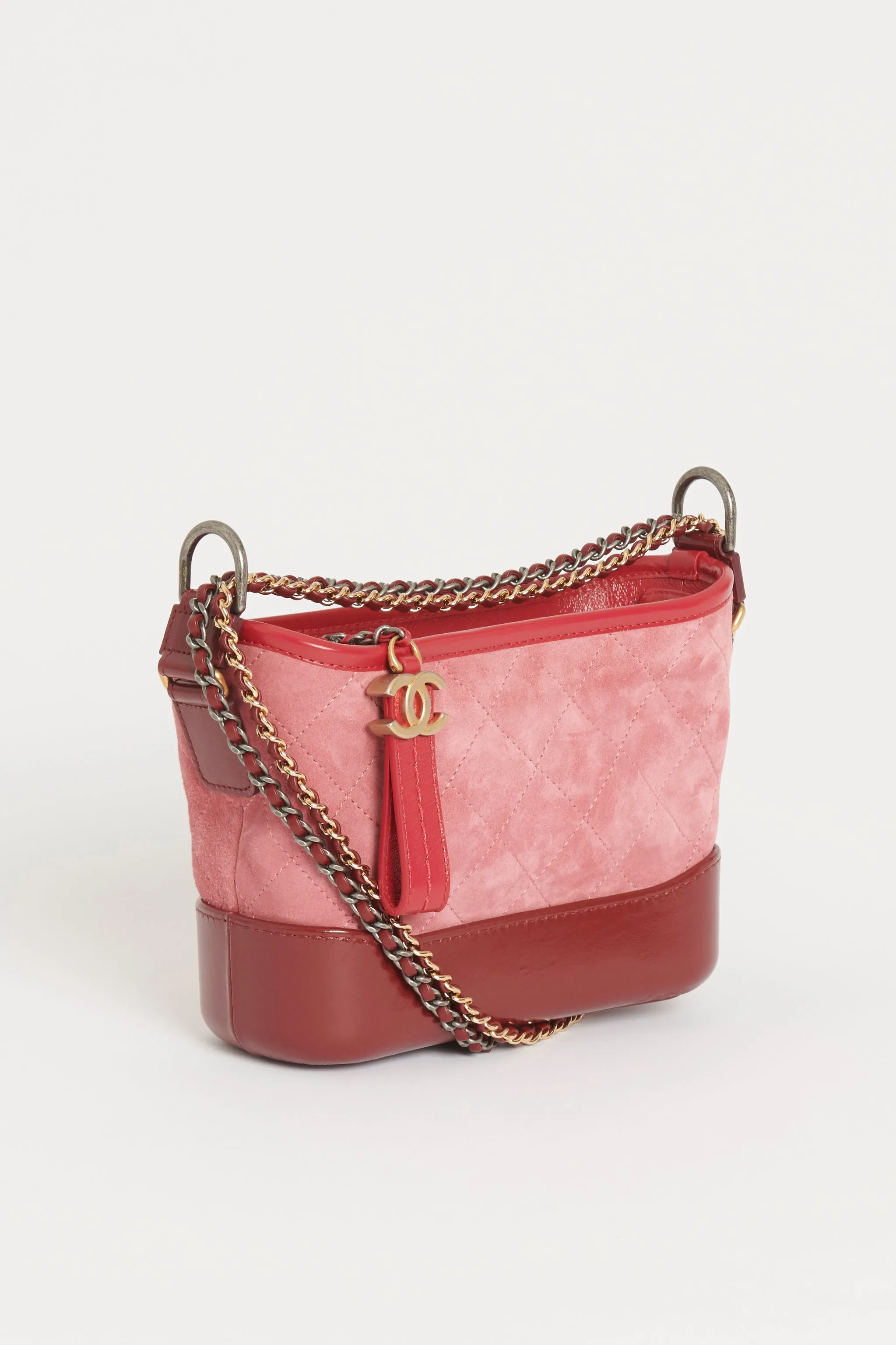 2017 Red Small Gabrielle Preowned Shoulder Bag