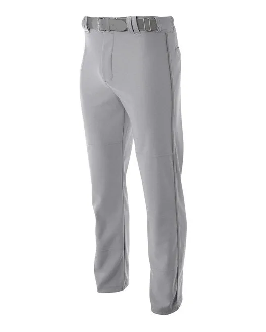 A4 Pro Style Open Bottom Baseball Pant ( White Or Grey)