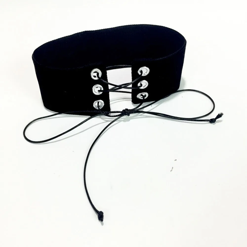 Annika Lace Up Choker