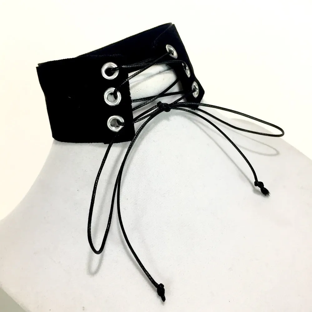 Annika Lace Up Choker