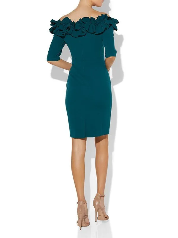 Antoinette Emerald Portrait Dress