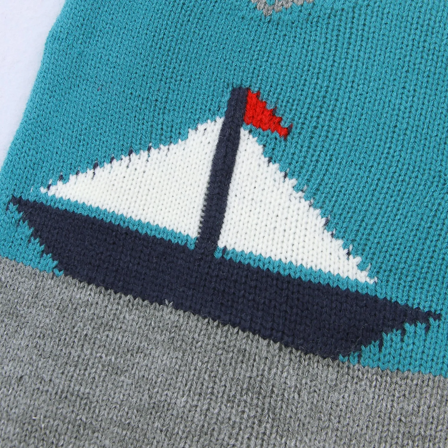 Baby Cartoon Boat Knitted Sling Romper Wholesale Baby
