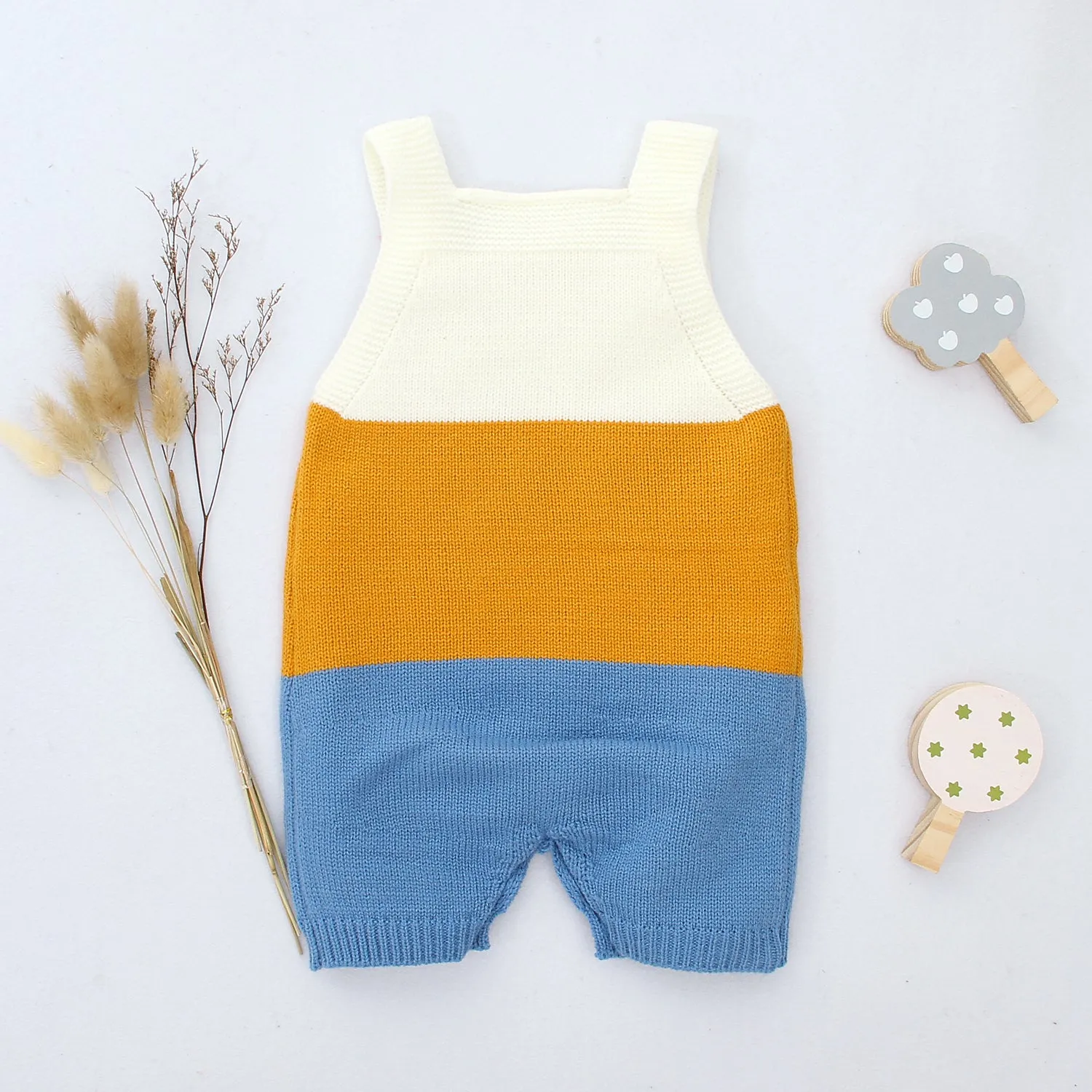 Baby Cartoon Boat Knitted Sling Romper Wholesale Baby