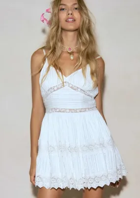 Cinnamon Dress in True White