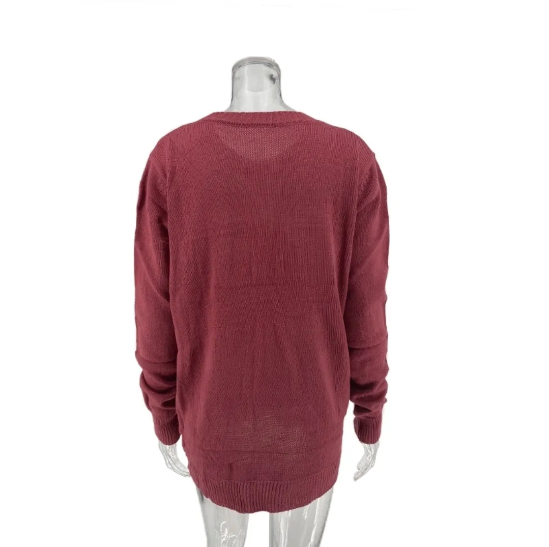 Crescent Moon Mauve Sweater