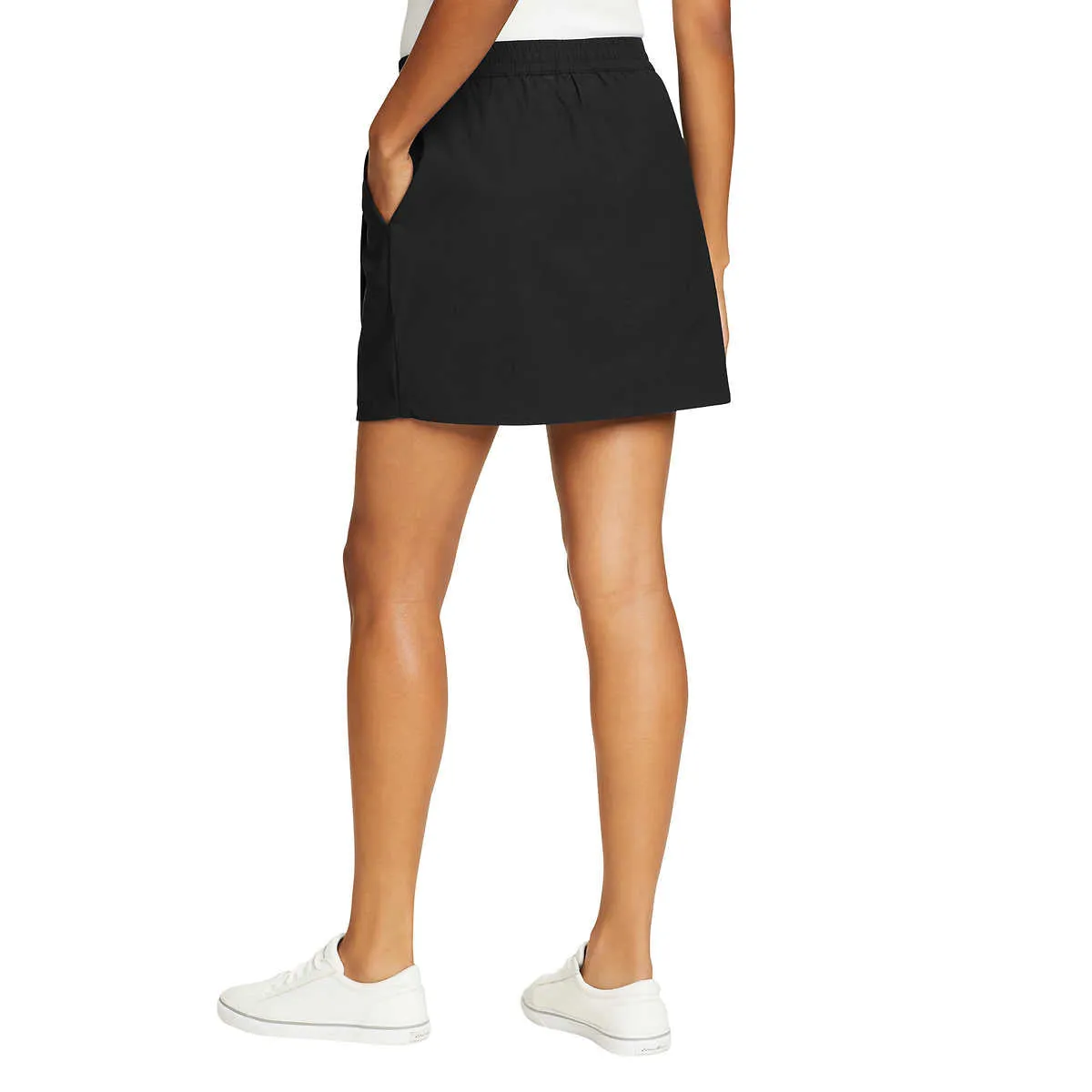 Eddie Bauer Women's UPF 50  Zipper Pocket Stretch Comfort Tulip Hem Skort