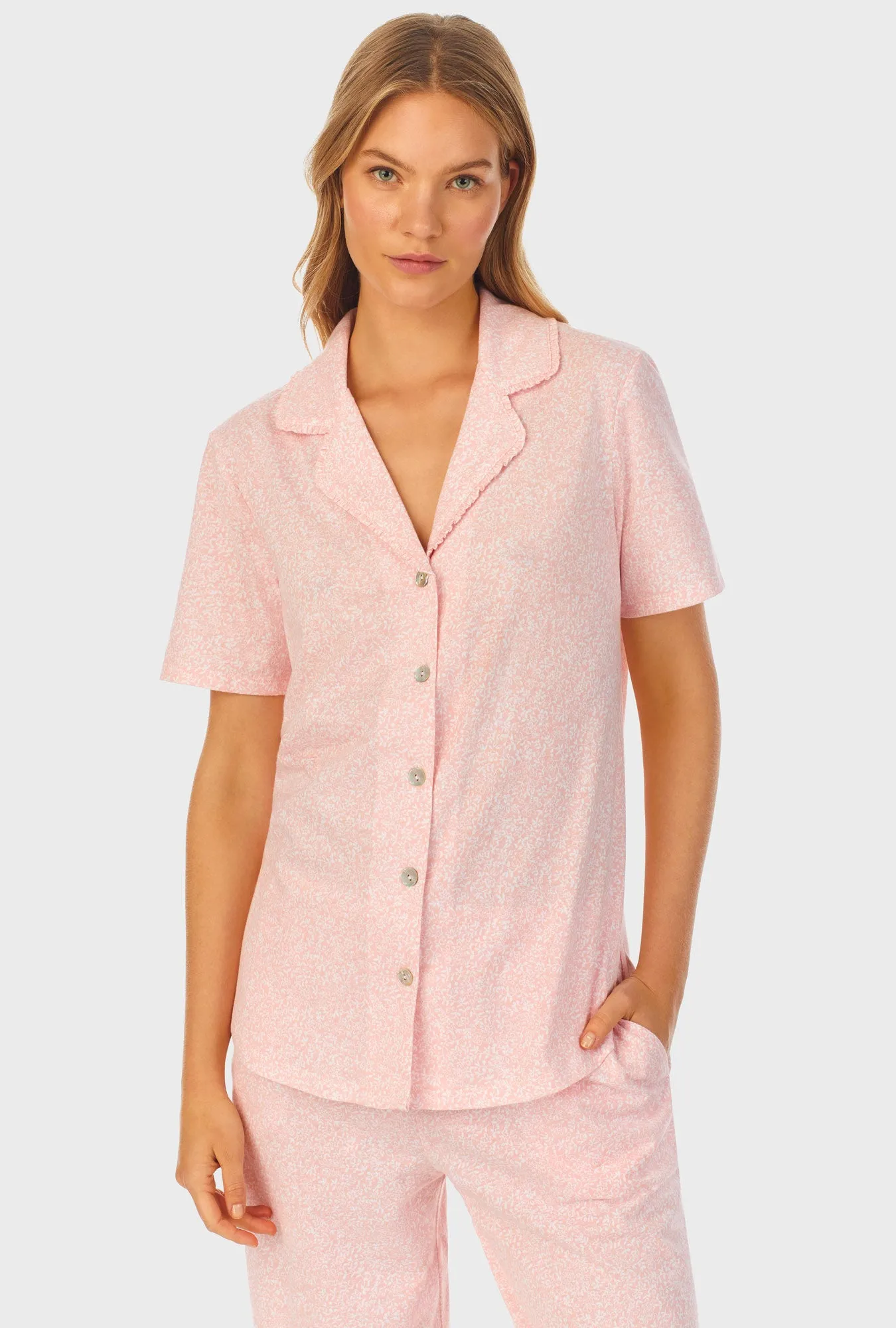 Floral Vine Capri Pajama Set