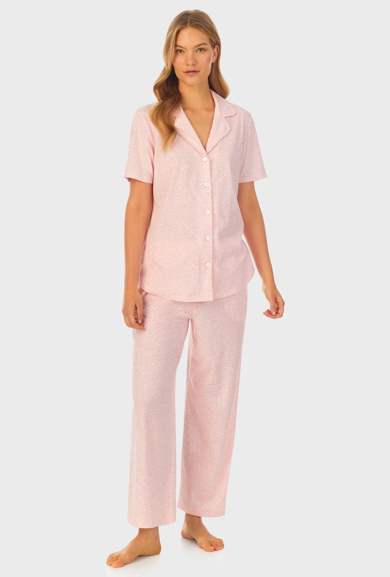 Floral Vine Capri Pajama Set