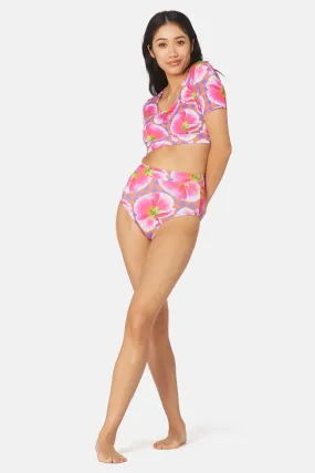 Gingham Poppy Bikini Bottom