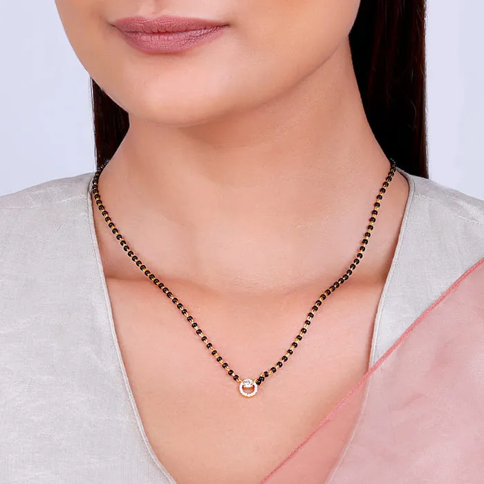 Golden Eclipsed Mangalsutra