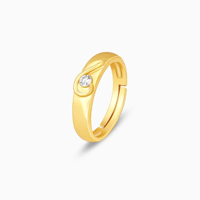 Golden Heart Heroine Ring