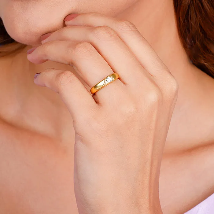 Golden Heart Heroine Ring