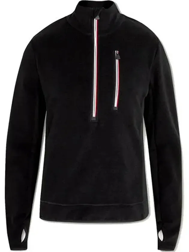 Granoble half zip up ski fleece high neck sweater 8G00017 80093 999