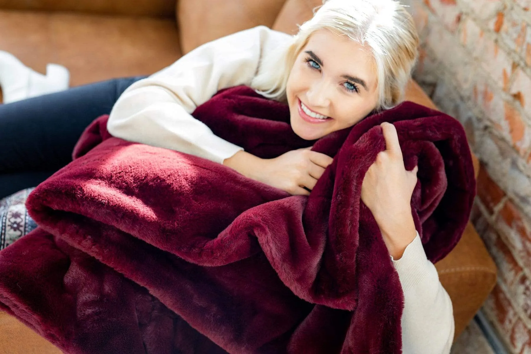 Lush Wine Blanket