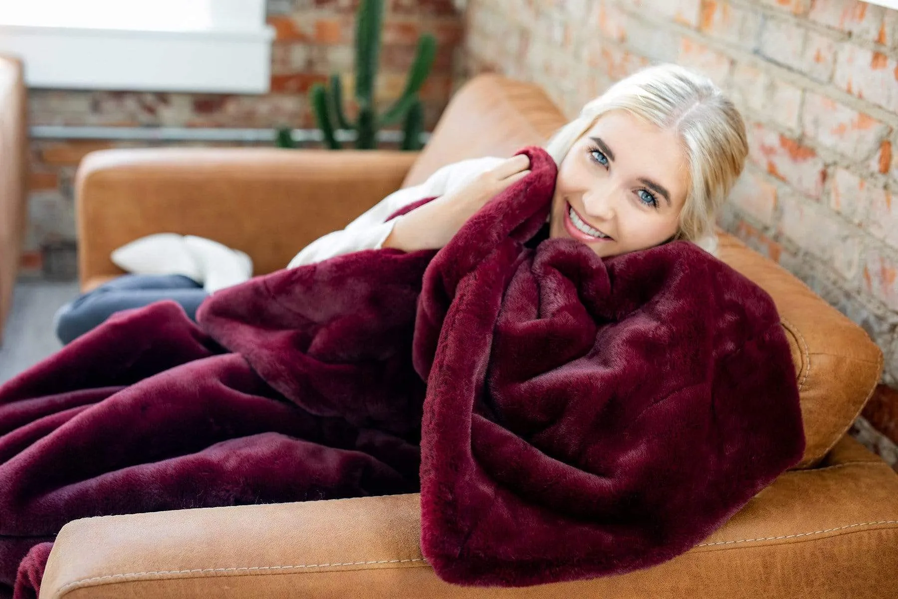 Lush Wine Blanket