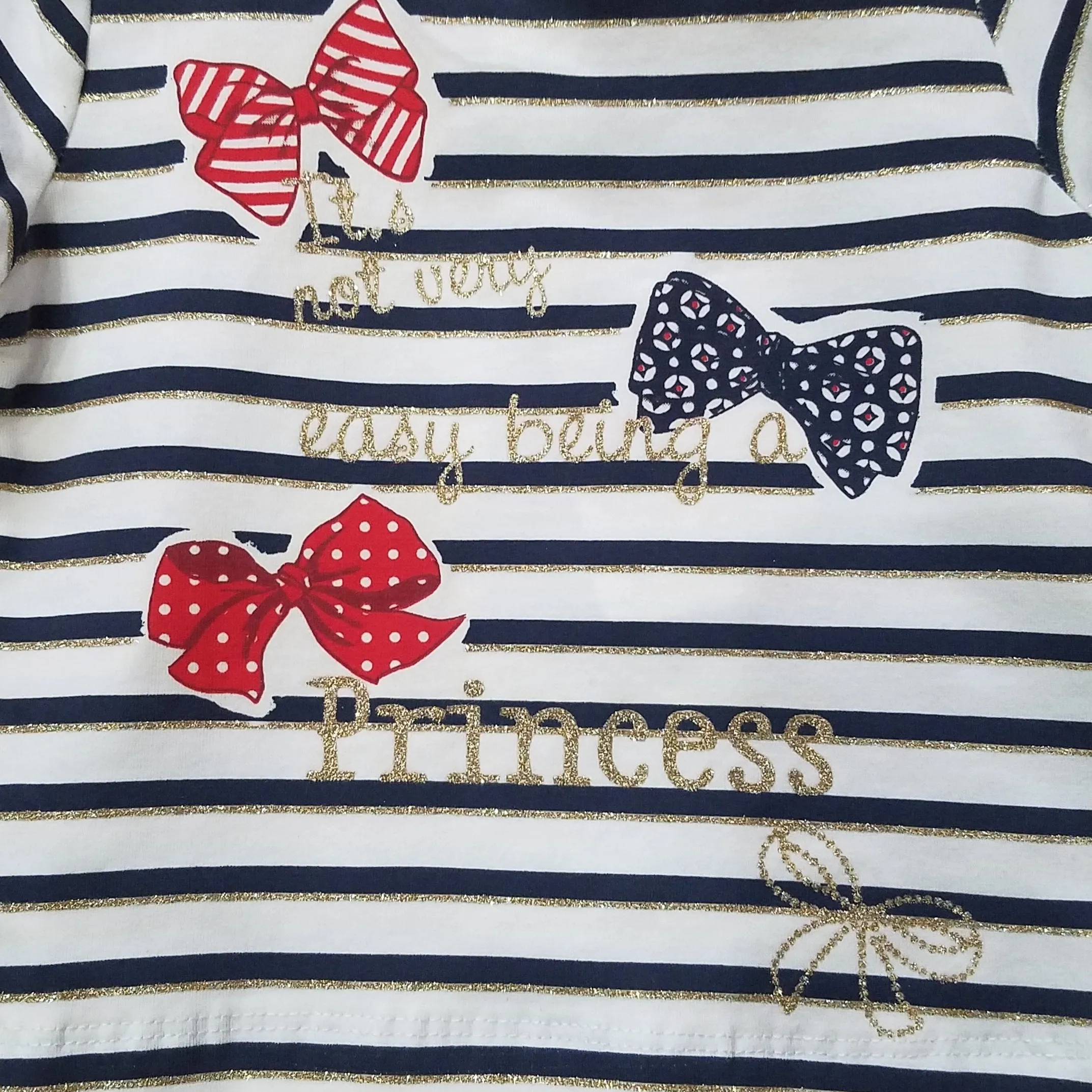 Mayoral Princess gold glitter long sleeve