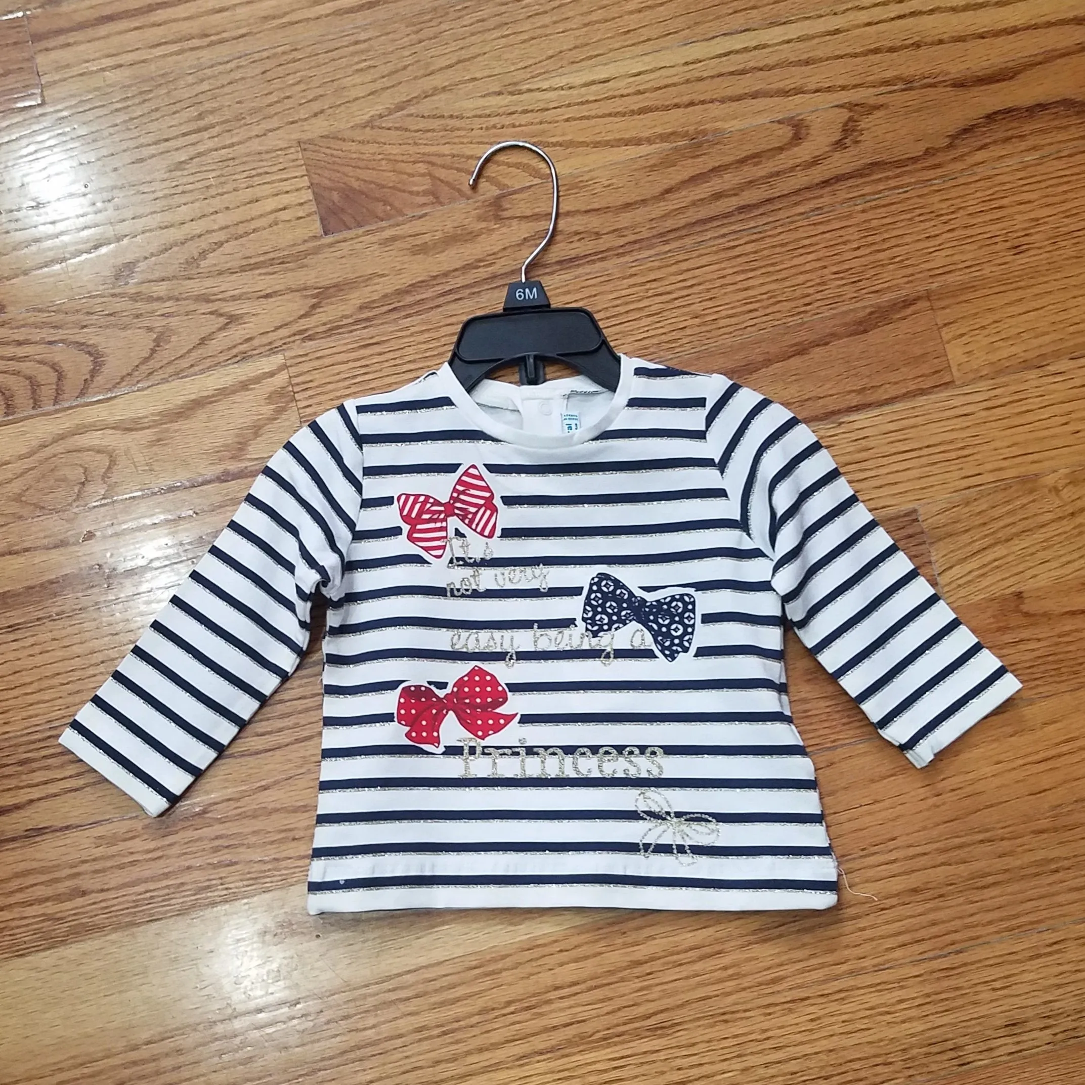 Mayoral Princess gold glitter long sleeve