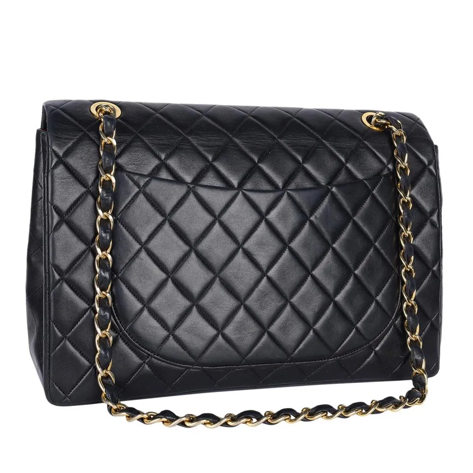 Quilted Leather Jumbo 34 (Authentic Pre-owned)