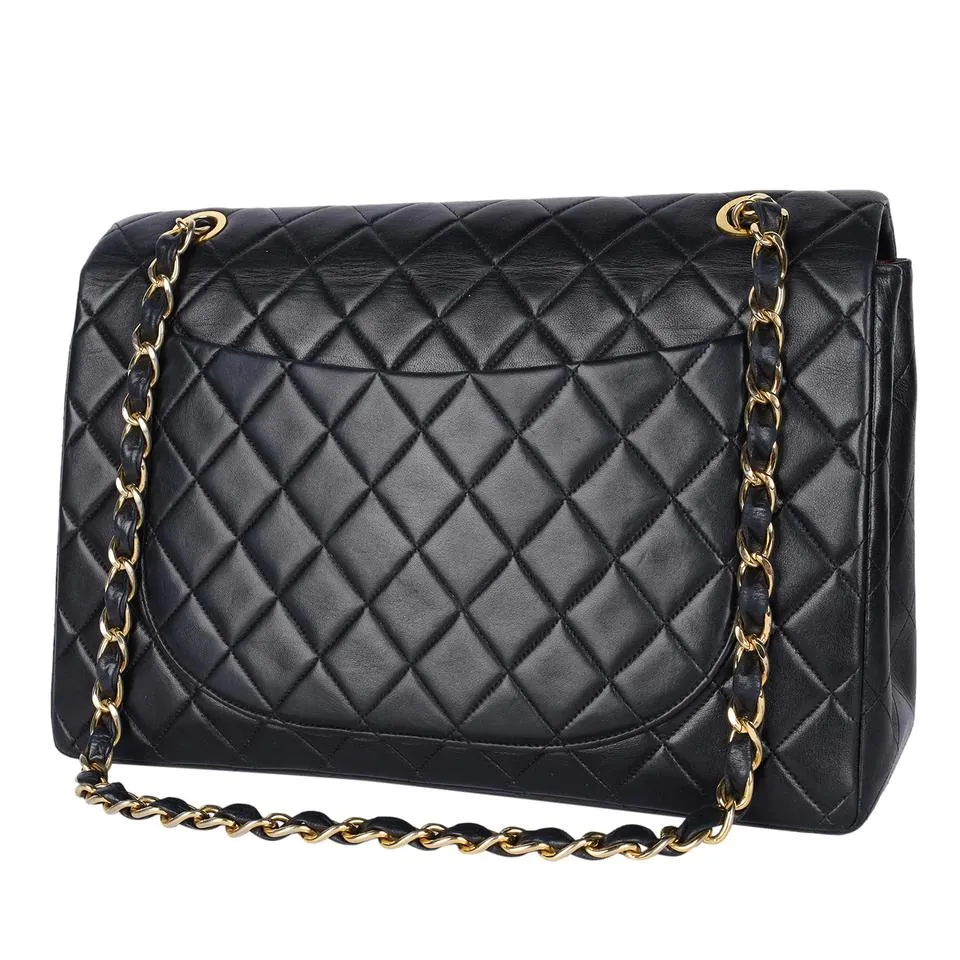 Quilted Leather Jumbo 34 (Authentic Pre-owned)