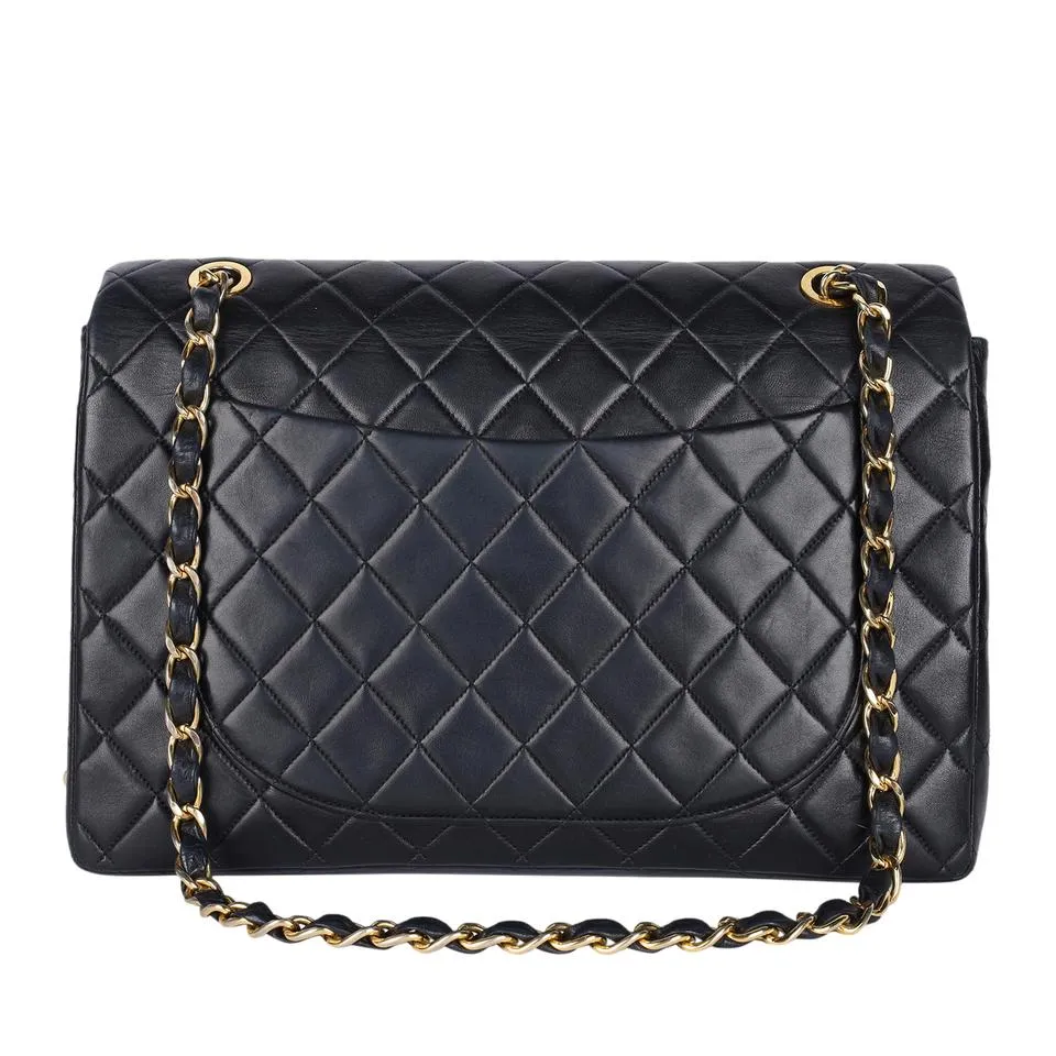 Quilted Leather Jumbo 34 (Authentic Pre-owned)