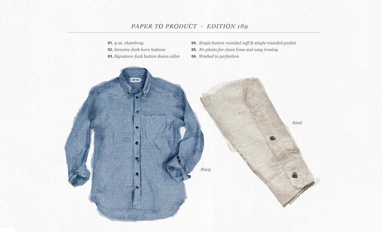 Sand Work Chambray Jack
