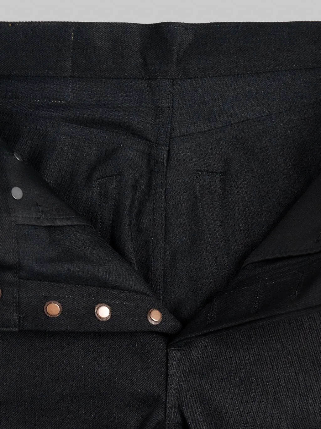 Stevenson Overall Co. Big Sur 210 12oz Slim Tapered Jeans Solid Black