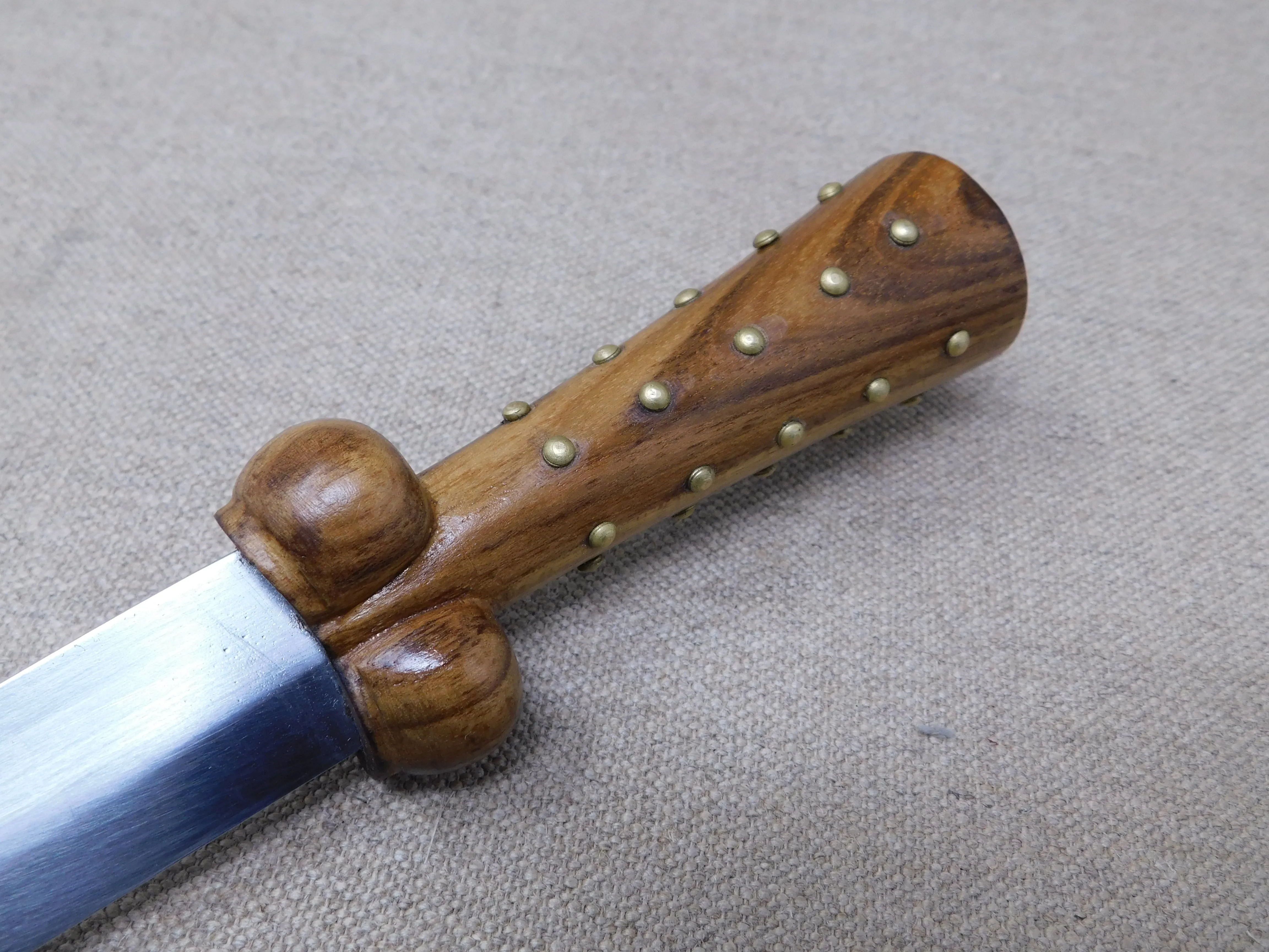 Studded medieval bollock dagger 14thC-15thC