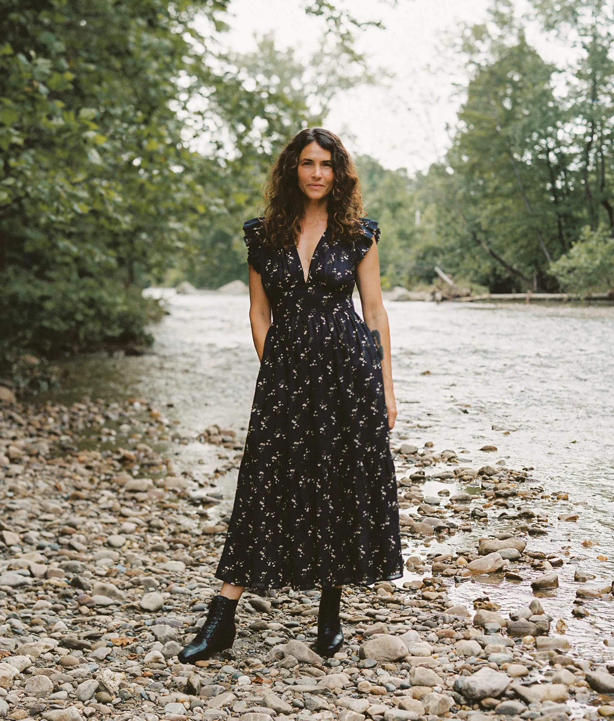 The Aurelia Dress | Noir Dancing Chamomile