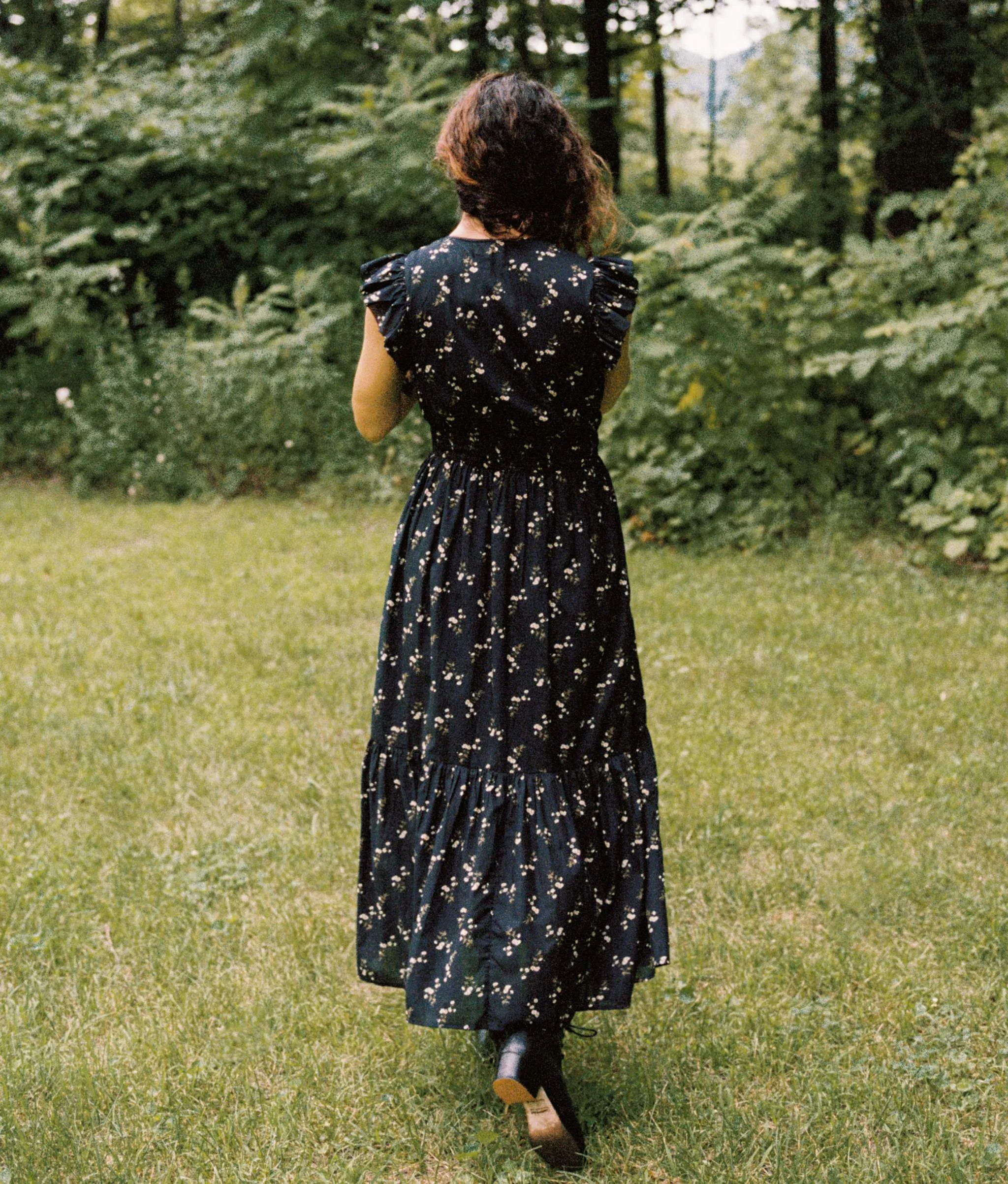 The Aurelia Dress | Noir Dancing Chamomile