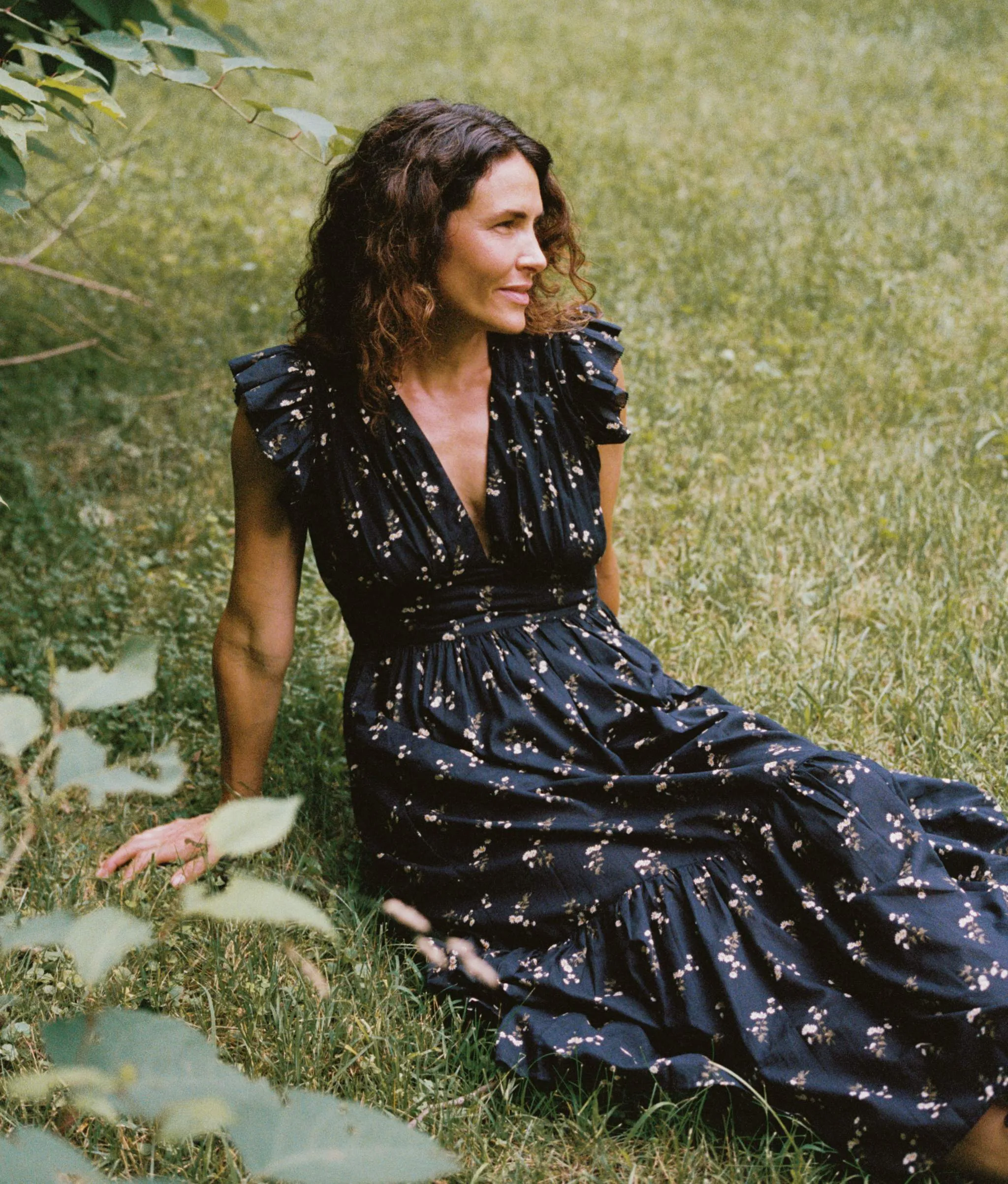 The Aurelia Dress | Noir Dancing Chamomile