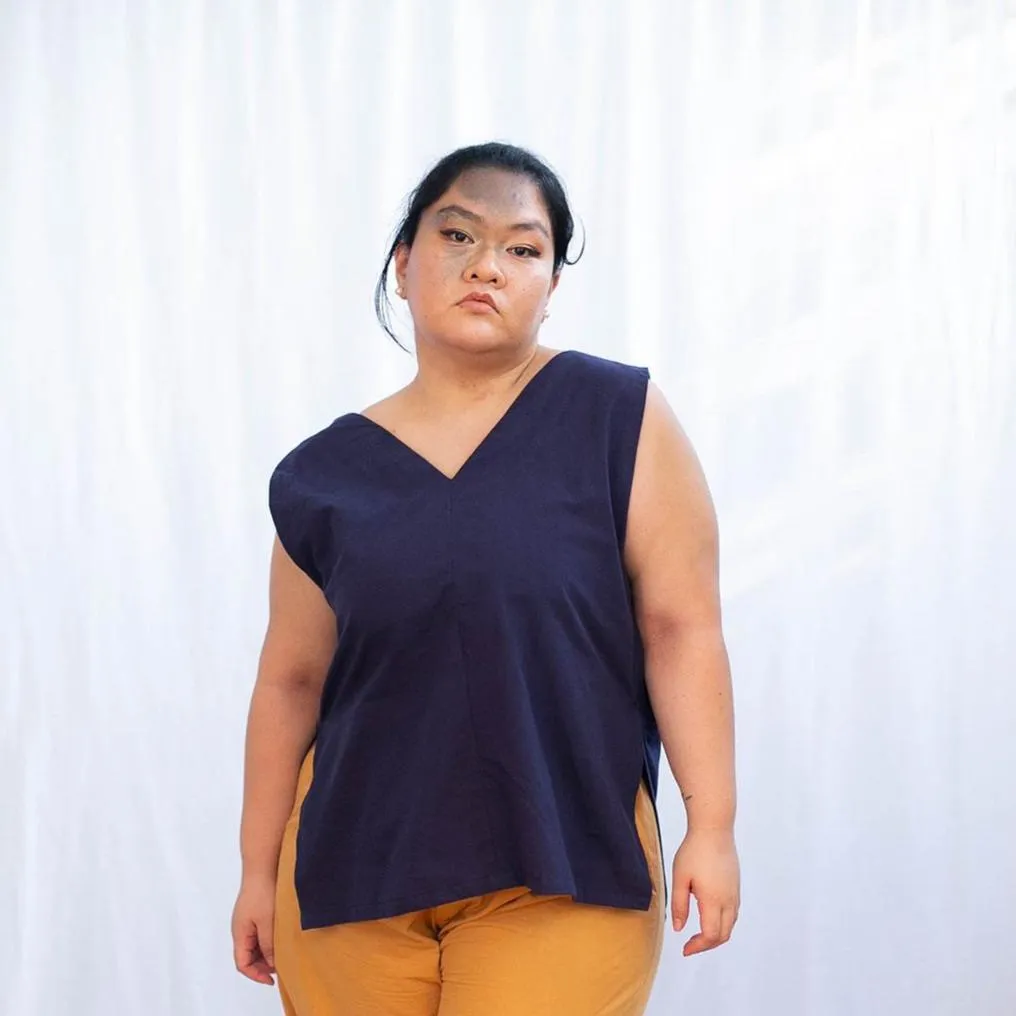 The Shirred Tunic Navy