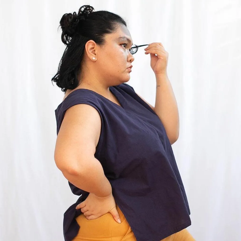 The Shirred Tunic Navy