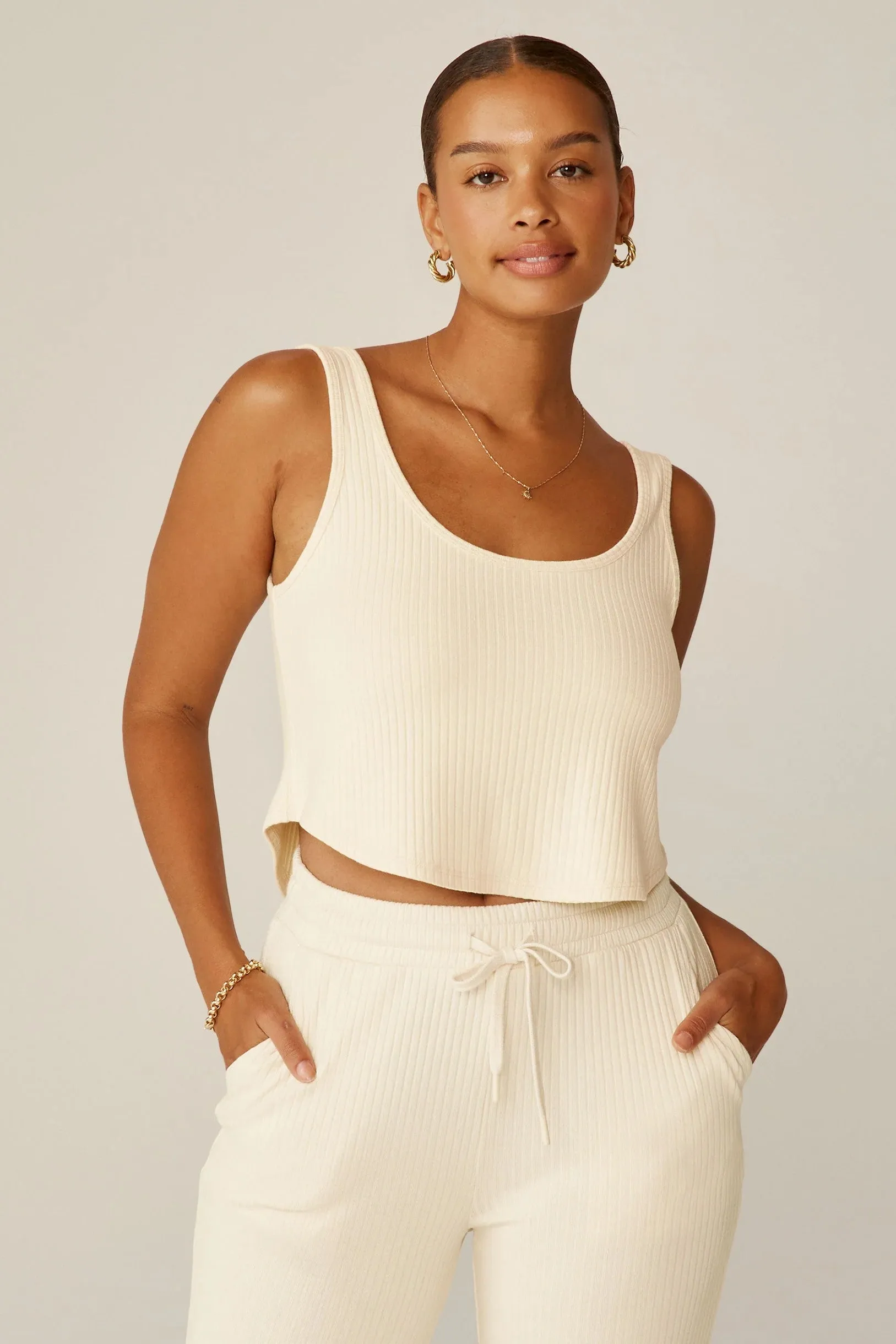 Well Travelled Tank - Ivory